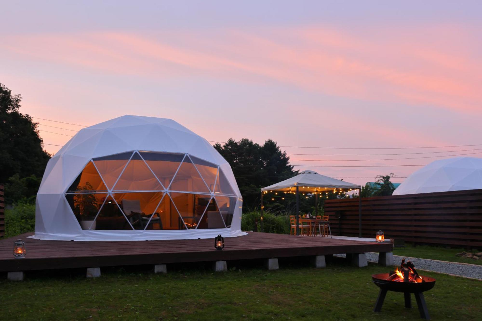 Glamping Resort Varie Фуджикавагучико Екстериор снимка
